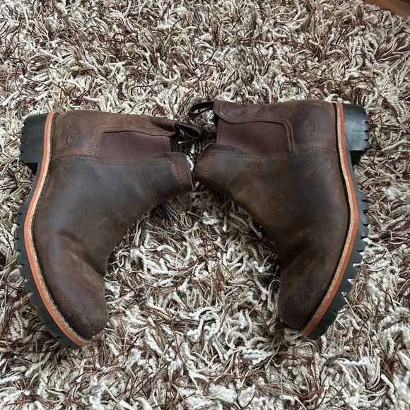 Chaco Fields Chelsea Waterproof Boots Brown Size 6.5 - Picture 6 of 9